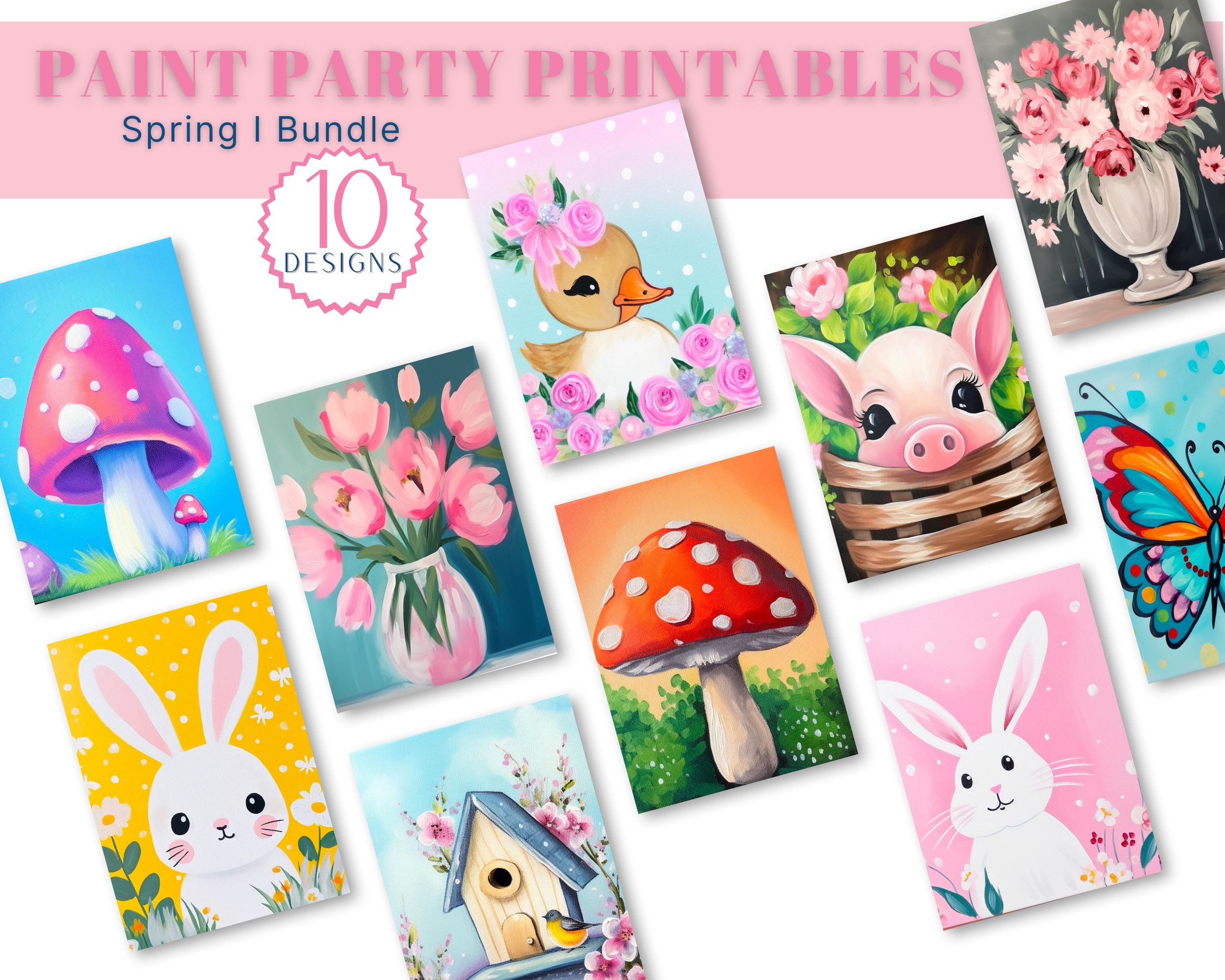 Spring Paint Party Bundles